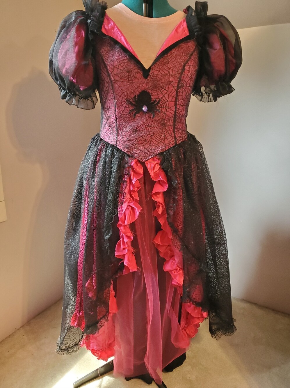 Upcycled Witch Princess Dress.